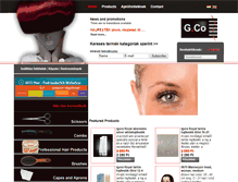 Tablet Screenshot of gcohair.com